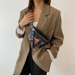 Waist Bags Korean Fashion Bag for Women PU Leather Waterproof Casual Shoulder Crossbody Chest Small Handbag Money Pouch 231013