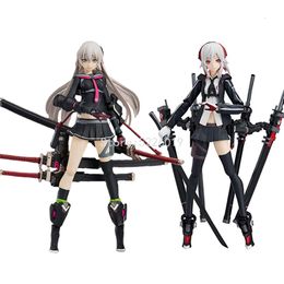 Finger Toys 15cm Heavily Armed High School Girls Anime Figure 396# Ichi Action Figure Heavily Armed 422# Shi Figurine Collection Model Doll