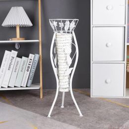 Vases Nordic Vine Weaving Iron Art Simple Imitation Ceramic Living Room Flower Arrangement Floor To Resin Home Decor