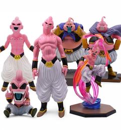 6 Style 1244cm ZERO Majin Buu PVC Action Figures DBZ Super Saiyan Figure PVC Collectible Model Toys 201202332r2809241