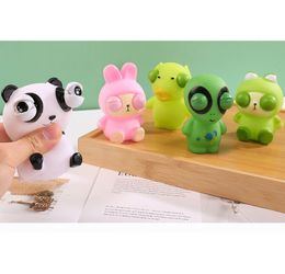 Decompression Toy Squishy Funny Sensory Fidget Squeeze Toy Eyes Cute Animal Pinch Explosive Eye Toys