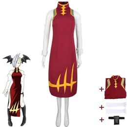 Cosplay Anime Dragon Kowloon Boku No My Hero Academia Cosplay Costume Sexy Woman Red Dress Hallowen Carnival Party Role Play Suit