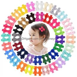 2 polegadas bebê meninas pequeno arco hairclips barrettes acessórios de cabelo mini bonito hairpins headbands infantil criança headwear dhpkb