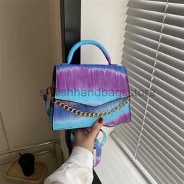 Shoulder Bags Color Large Capacity Fashion Handbag Chain Decoration Bag Women's 2023 Summer New Western Style Crossbody Bagstylishhandbagsstore