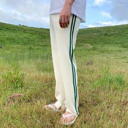 Men's Pants Korean Style Sports Casual Long Spring Autumn Elastic Waist Loose Straight Sweatpants Trousers Fashion Man Clothing