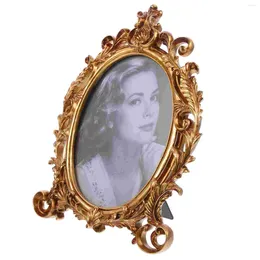 Frames European Vintage Picture Frame Display Po Wall