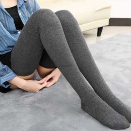 Sexy Socks 2023 Warm 80cm NEW Knee Socks Women Cotton Thigh High Over The Knee Stockings For Ladies Girls Super Long Stocking SexyL2310/9