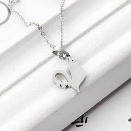 Pendant Necklaces 1 Cock Necklace Animal Zodiac Personality Ladies Men Lucky Gift Stainless Steel Rooster