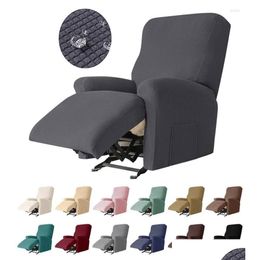 Chair Covers Chair Ers Waterproof Fabric Recliner Sofa Er High Quality 123 Seater Lazy Boy Stretch For Living Room8465441 Home Garden Dh0Yr