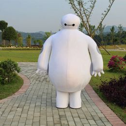 MascotCosplay Big Hero 6 Baymax Cartoon Character Costume Mascot Advertising Ceremony Costume Fancy Dress Party Animal Carnival Prop