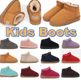 U Baby boots kids designer Shoes Toddlers Boys girls snow boot low kid winter warm booties youth WGG