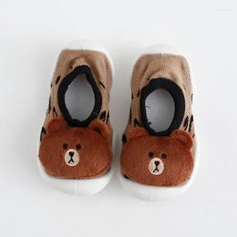 First Walkers Ins The Same South Korean Spring And Summer Leopard Print Children's Uwabaki Baby Socks Shoes Toddlers Floor