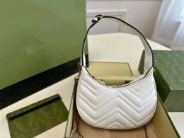 Fashion Bags Designer Crescent Bag Quality Women's handbag Leather tote bag, underarm bag