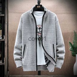 Men's Sweaters Men's Sweaters Autumn Winter New Wool Keeps Warm Zipper Cardigan Sweaters Man Casual Knitwear Sweatercoat Jacket Male Clothe J231014