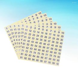 Storage Bottles 30 Sheets 1- 100 Stickers Round Labels Arabic Consecutive For Inventory Boxes Bins Lockers