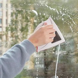 Sponges Scouring Pads Magnetic Window Cleaners Cleaning Home Glass Cleaner Tool Double Side Wiper Useful Surface Cl 231013