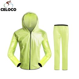 Cycling Jackets Waterproof Cycling Jersey Long Sleeve Raincoat Wind Rain Coat Windproof Bicycle Clothing MTB Men Women Bike Jacket 231013
