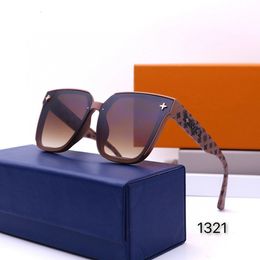Fashion Classic Designer Sunglasses For Men Women Sunglasses Luxury Polarised Pilot Oversized Sun Glasses UV400 Eyewear PC Frame Polaroid Lens S1321