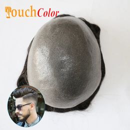 Men s Children s Wigs Invisible Knots 0 06mm Men Wig Thin Skin Base Natural Human Hair Toupee System Man European Prosthesis 231013