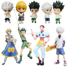 Finger Toys 20cm Hunter X Hunter Anime Figure Gon Freecss & Killua Zoldyck Action Figure Gon Freecss Figure Kurapika Figurine Model Doll Toy