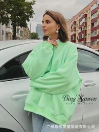 Women's Sweaters 2023 Autumn/Winter Fashion Casual Street Style Versatile Bohemian Loose Solid Color Pullover Sweater For Women