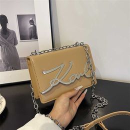 Single shoulder crossbody small square bag 2023 New Fashion Women's Chain Bag Ladies bags Pearl model 5598