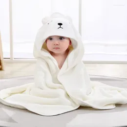 Blankets 80x80 Born Wrap Blanket Cotton Fleece For 0-12 Months Baby 4 Seasons Absorbent Warm Children Bath Towel DDJ