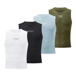 Cycling Jackets PNS Men Cycling Base Layers Cycle Undershirt Sport Vest White Cycling Jersey Underwear Sleeveless Mesh Vest Bicycle Clothing 231013