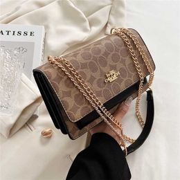 High quality women's bag 2023 new chain crossbody multi compartment small square style backpack model 5598