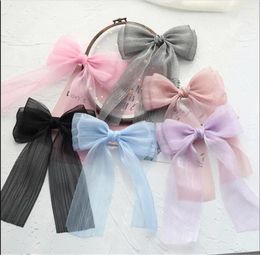 Party Supplies Fairy Lolita Hairpin Headwear Cute Sweet Sild Clip Girl Bowknot Hair Ornament B1001