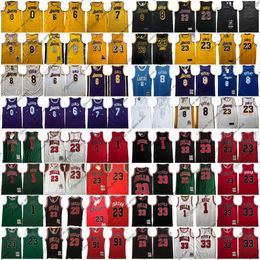 JAMES BRYANT Stitched Retro Basketball Jerseys Iverson Miller Rodman Rose Pippen Williams MORANT BIBBY HILL SHADY HARDEN ANTHONY MUTOMBD STOCKTON DREXLER SIZE 123