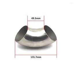 51mm 60mm 63mm 76mm OD Sanitary BuWeld 90 Degree Elbow Bend Pipe 304 Stainless Steel Car Exhaust Muffler Welded