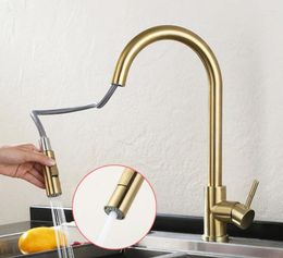 Kitchen Faucets Top Sale 2 Water Flow Modes Touch Pull Down Faucet