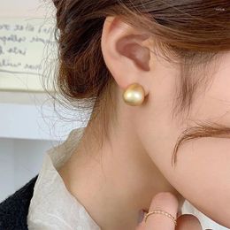 Stud Earrings Luxury Round Ball For Women Girl Sexy Fashion Ear Jewellery Party Gift Pendientes Mujer EH1088