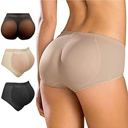 Women's Panties Buttocks Push Up Woman Elastic Silicone Hip And BuPads Fake Ass Body Shaping Ladies Underwear Tightening Shor273p