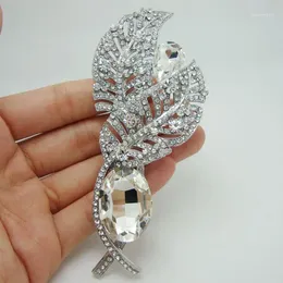 Brooches Bride Fashion Futaba Rhinestone Crystal Bridesmaid Wedding Pendant Brooch Pin