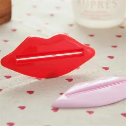 Bath Accessory Set Toothpaste Squeezer Red Two-color Optional Preferred Material Multipurpose Novel Shape Household Extruder Simple To Use