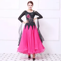 Stage Wear Ballroom Competition Dance Dresses Women 2023 Summer High Quality Standard Tango Waltz Adult