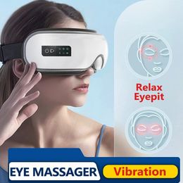 Eye Massager Smart Massage Eye Mask with Bluetooth Music Vibrating Compress Eye Massager to Relieve Eye Fatigue Improve Sleep Effect 231013