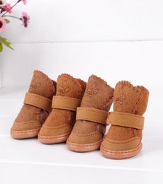 Dog Apparel Shoes Small Cat Pet Chihuahua Puppy Winter Warm Boots SXXL7897510
