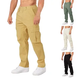 Men's Pants Loose Workwear Large Pockets Fall And Winter Casual Tech Mens Big N Tall H Band