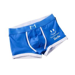 Men's addicted men Underwear man boxershorts Cotton Boxers Young Personality Trend Breathable Comfortable Boys' Shorts thong lace 6V025