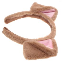 Bandanas Cartoon Hair Accessories Prom Dalmatian Ears Headband Plush Animal Cosplay Accessory