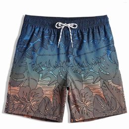 Men's Shorts Beach Pants Vacation Quick Drying Sports Casual Swimsuit Dad Son Men Bathing Suit Short Big Tall Swim