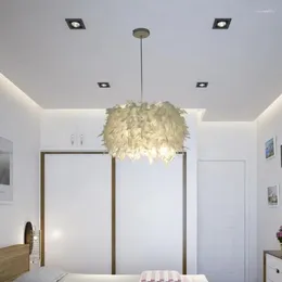 Pendant Lamps Bedroom Decor Elegant Versatile And Stylish Creates A Cosy Ambiance Modern Design Energy-efficient Led Unique Feather