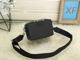 Women Designer shoulder bag PU Leather stripe Crossbody Bag Chest pack tote handbags purse messenger clutch bags 6880471