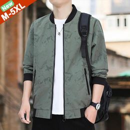 Men's Jackets Casual Jacket Coats Men Fashion Clothes Male Camping Bomber Baseball Collar Youth High Quality Wearing Korean Type