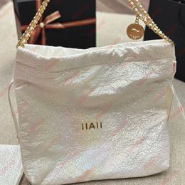 Designer Bag handbag the tote bag designer backpack silver bag Oil wax sequin backpack Sequin Diamond Chain Backpack Oil wax one shoulder large capacity bag