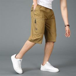 Sweat Shorts Summer Men Casual Shorts Oversize Mens Cargo Solid Straight Short Pants Men Sweatpants Cotton for193Q