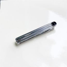 Luxury Designer Tie Clip for men high quality with stamp Titanium Steel Metal top gift With Box312R
